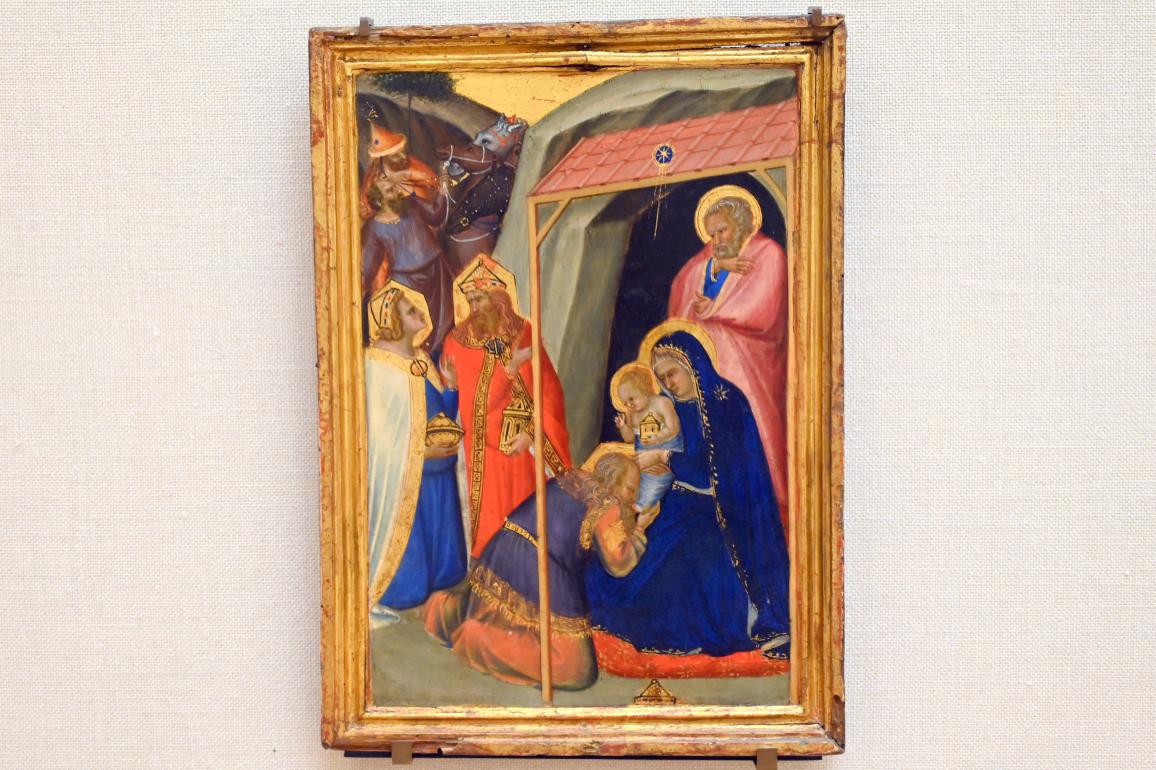 Pietro Lorenzetti (1325–1347), Anbetung der Könige, Paris, Musée du Louvre, Saal 709, um 1335–1340