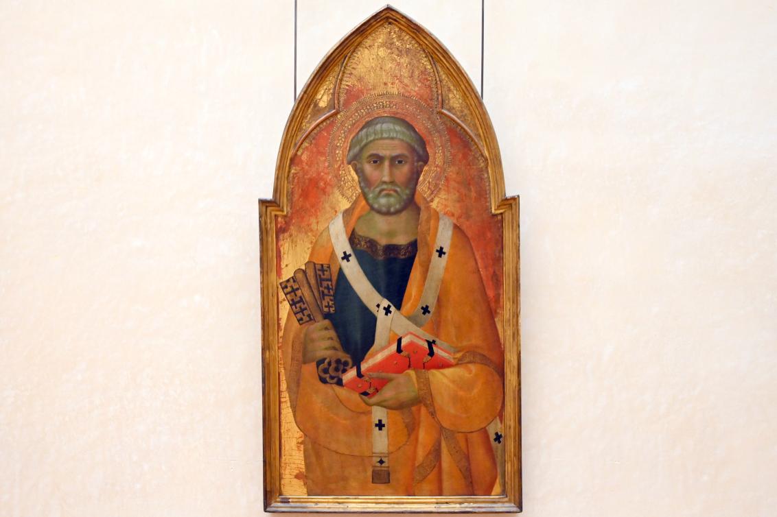 Lippo Memmi (1330–1350), Heiliger Petrus, San Gimignano, Chiesa di San Francesco, jetzt Paris, Musée du Louvre, Saal 709, um 1330
