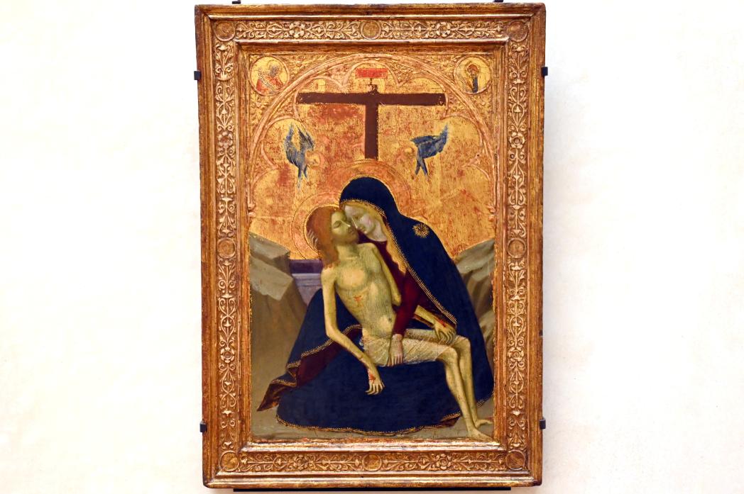 Meister der Pietà (1350), Pietà, Paris, Musée du Louvre, Saal 709, um 1350