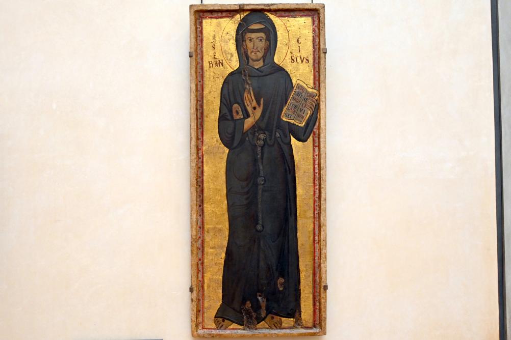 Heiliger Franziskus von Assisi, Paris, Musée du Louvre, Saal 709, um 1230–1250