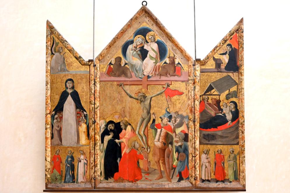 Meister von 1333 (1333), Triptychon, Bologna, Chiesa San Vitale, jetzt Paris, Musée du Louvre, Saal 709, 1333