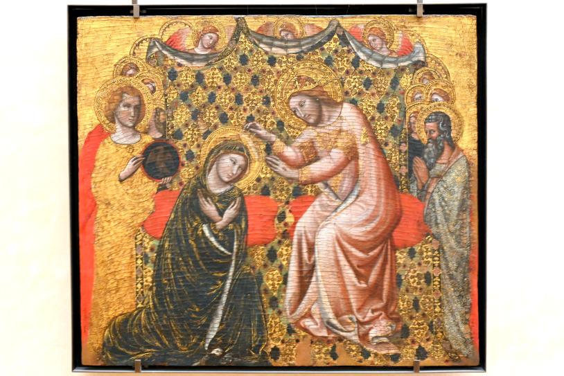 Vitale da Bologna (1329–1350), Krönung der Jungfrau Maria, Paris, Musée du Louvre, Saal 709, um 1340–1345