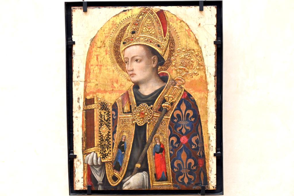 Antonio Vivarini (Antonio da Murano) (1447–1451), Heiliger Ludwig von Toulouse, Paris, Musée du Louvre, Saal 709, um 1450