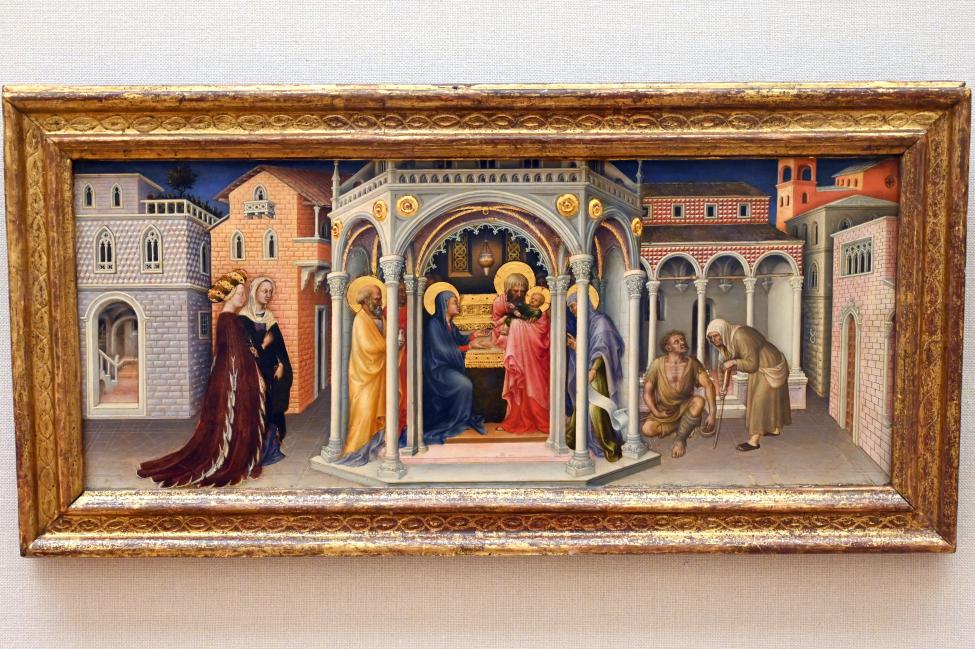 Gentile da Fabriano (1397–1425), Darstellung des Herrn, Florenz, Santa Trinita, jetzt Paris, Musée du Louvre, Saal 709, 1423