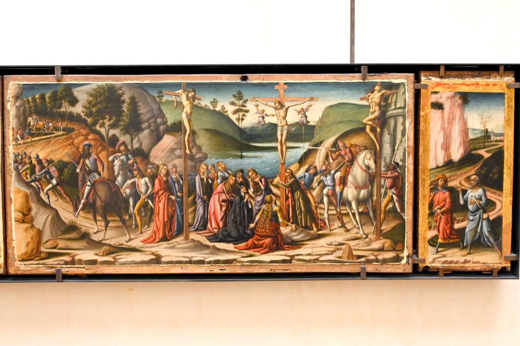Nicolò Alunno (Niccolò di Liberatore) (1459–1492), Predella eines Polyptychons, Paris, Musée du Louvre, Saal 709, 1492, Bild 4/6