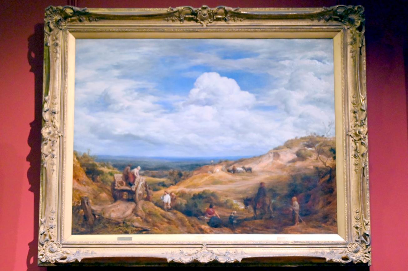 John Linnell (1831–1849), Sandgruben in Hampstead Heath, Paris, Musée du Louvre, Saal 713, 1849, Bild 1/2