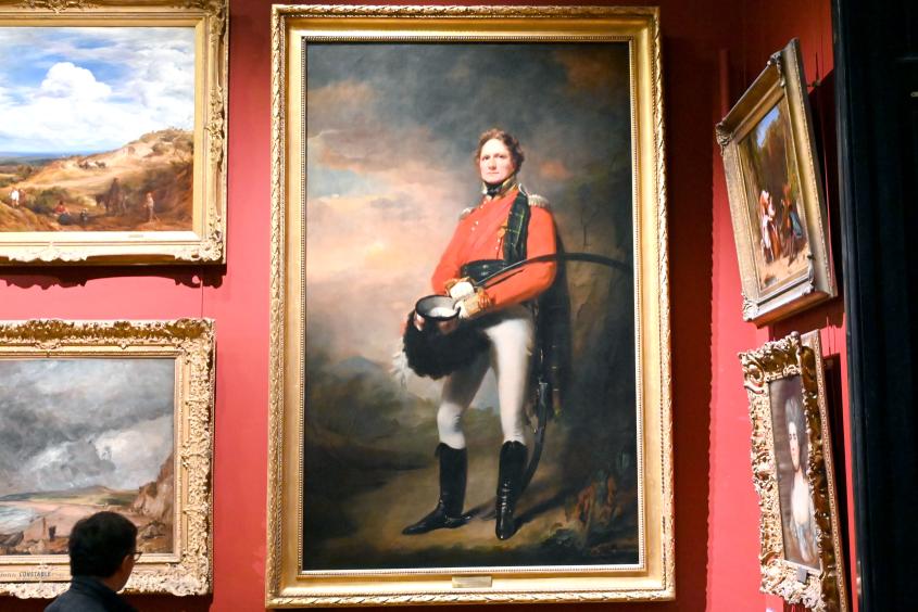 Henry Raeburn (1776–1820), Porträt des Major James Lee Harvey (ca. 1780-1849), Paris, Musée du Louvre, Saal 713, um 1820