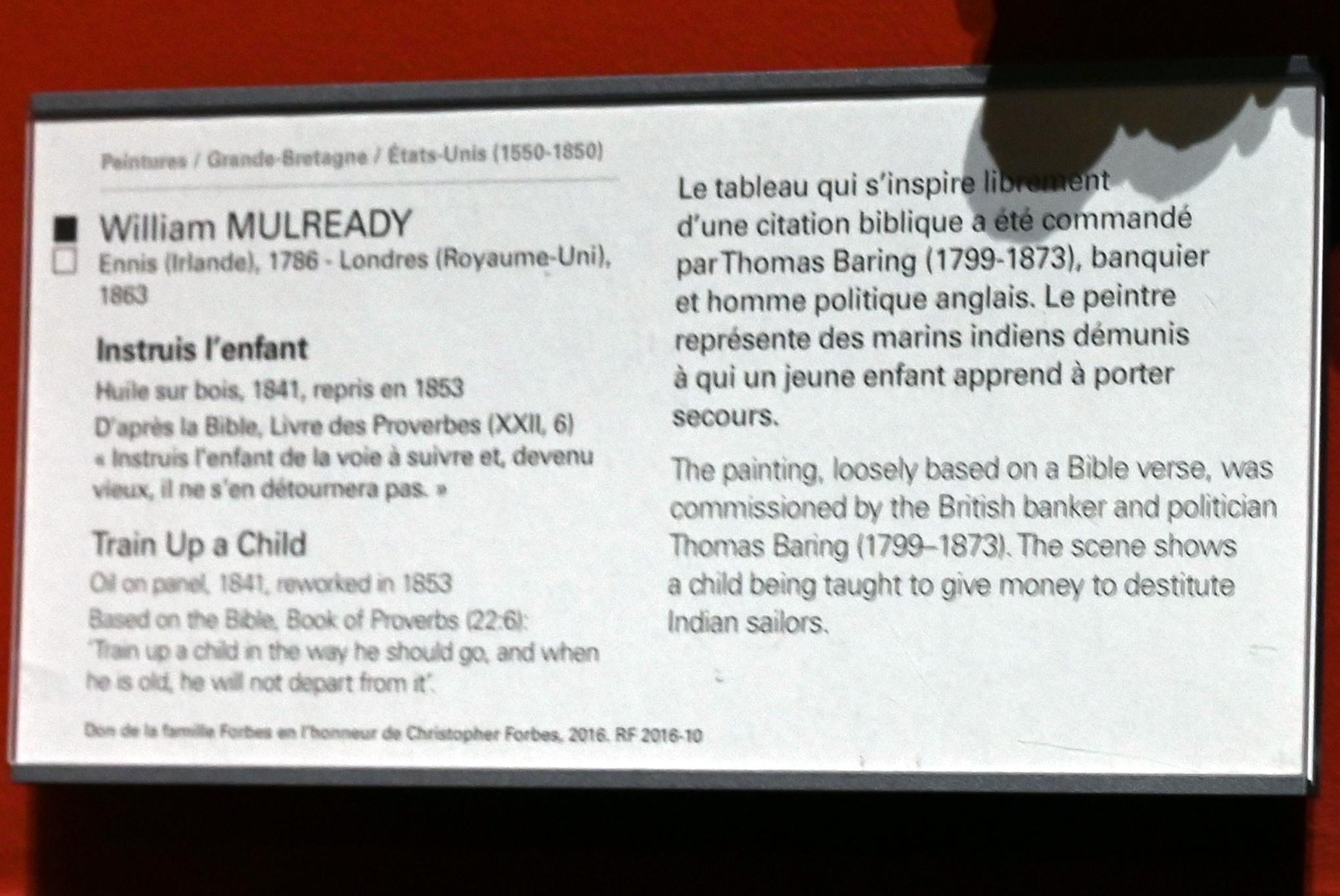 William Mulready (1816–1858), Erziehung des Kindes, Paris, Musée du Louvre, Saal 713, 1841, Bild 2/2