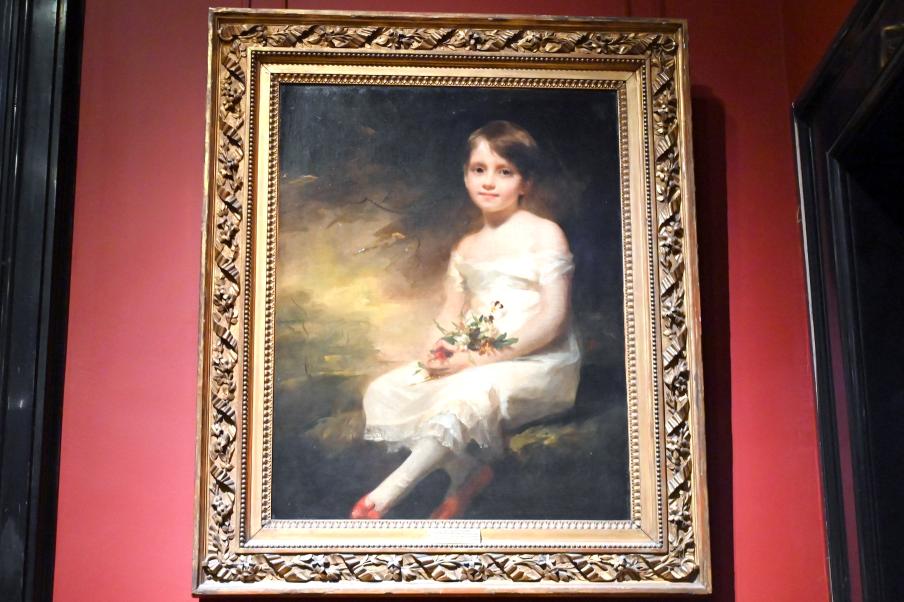 Henry Raeburn (1776–1820), Kleines Mädchen mit Blumen (Die Unschuld), Paris, Musée du Louvre, Saal 713, um 1810