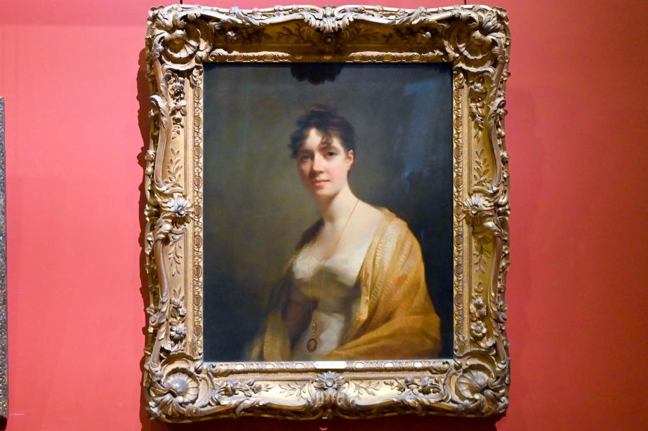 Henry Raeburn (1776–1820), Porträt der Barbara Shaw, die 1805 Frau George Joseph Bell wurde, Paris, Musée du Louvre, Saal 713, um 1806