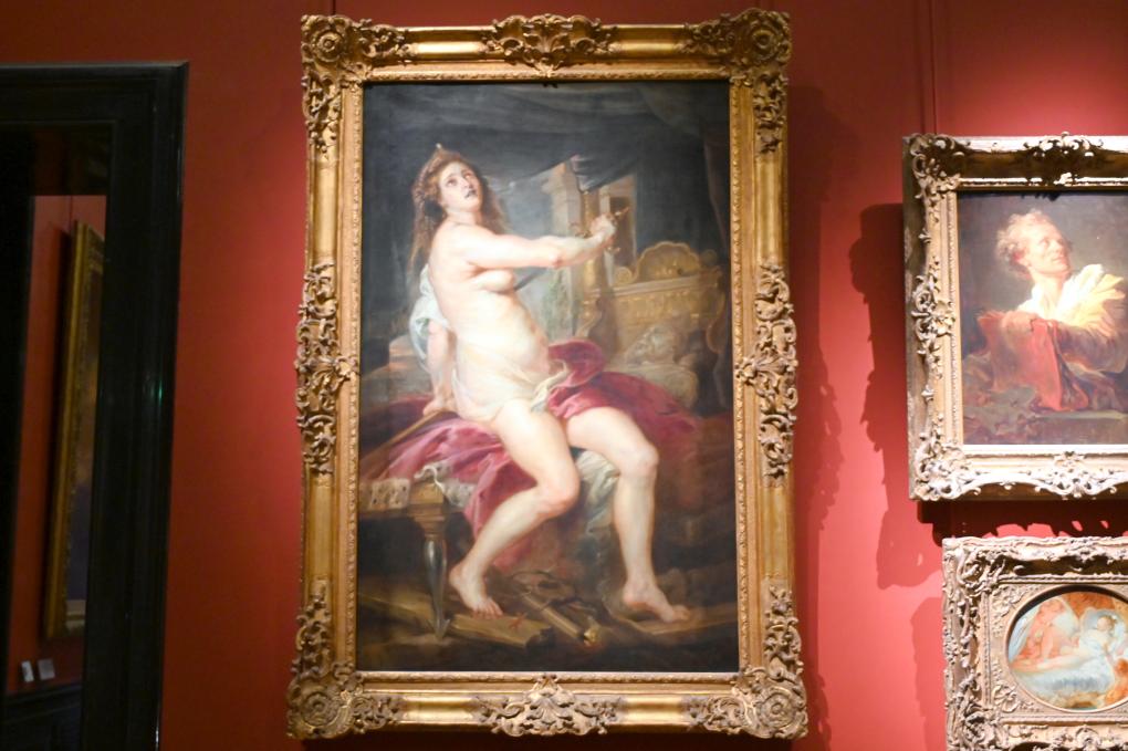 Peter Paul Rubens (1598–1640), Tod der Dido, Paris, Musée du Louvre, Saal 714, um 1635–1638