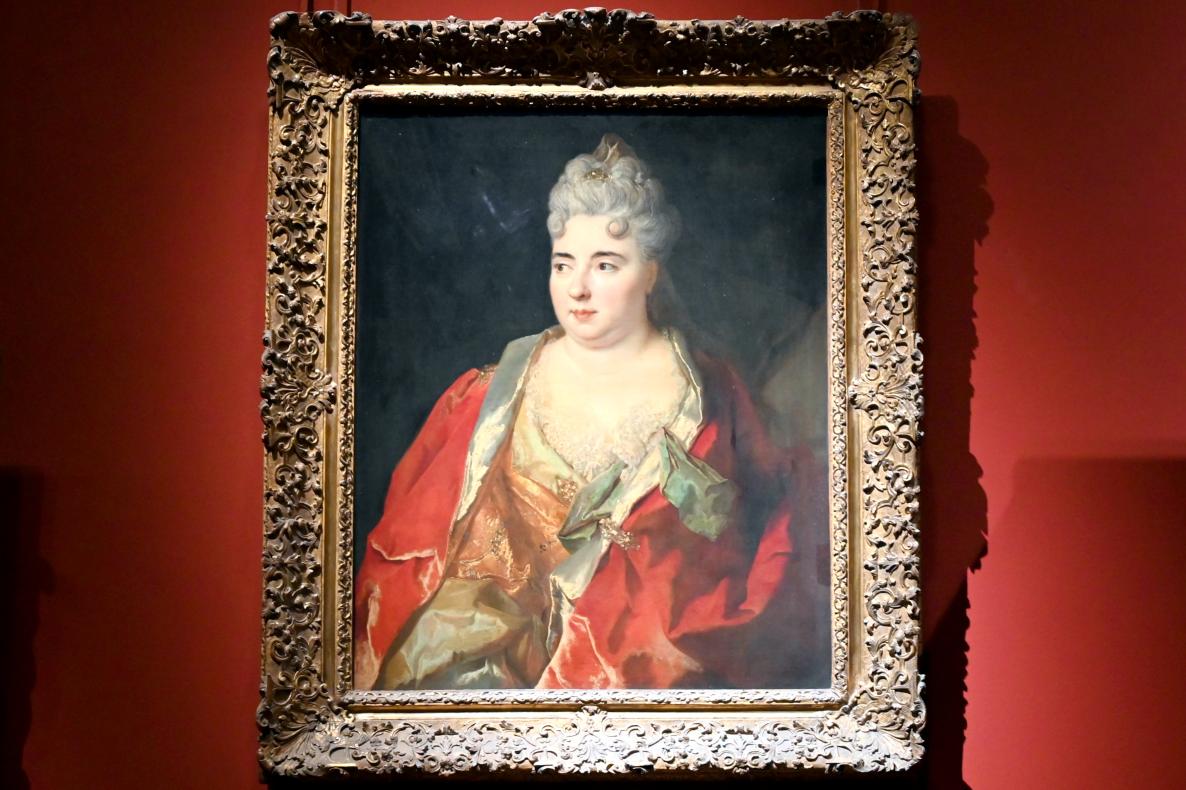 Nicolas de Largillière (1680–1730), Vermutliches Porträt der Marie-Anne Mancini, Herzogin von Bouillon (1646-1714), Paris, Musée du Louvre, Saal 714, vor 1700