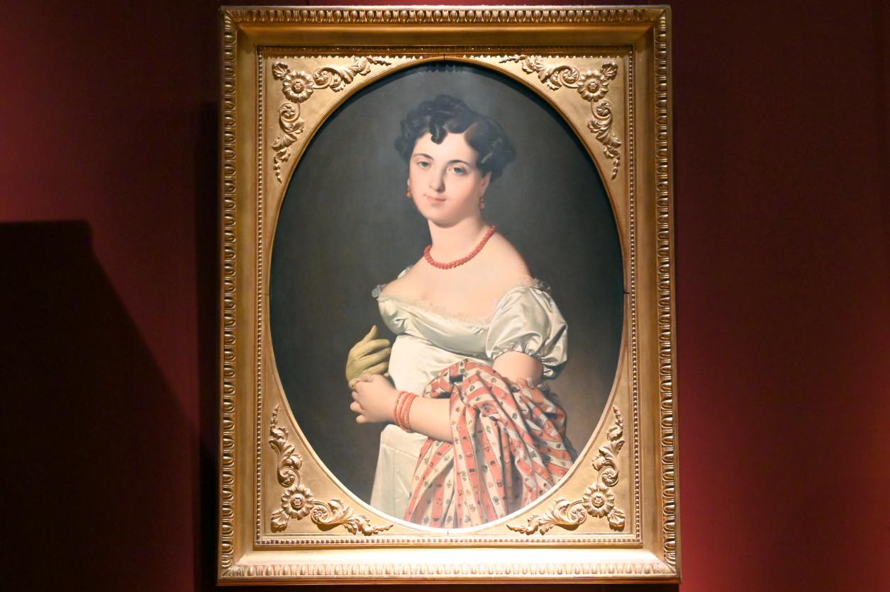 Jean-Auguste-Dominique Ingres (1805–1856), Porträt der Madame Panckoucke, geb. Cécile Bochet (1787-1865), Paris, Musée du Louvre, Saal 714, 1811