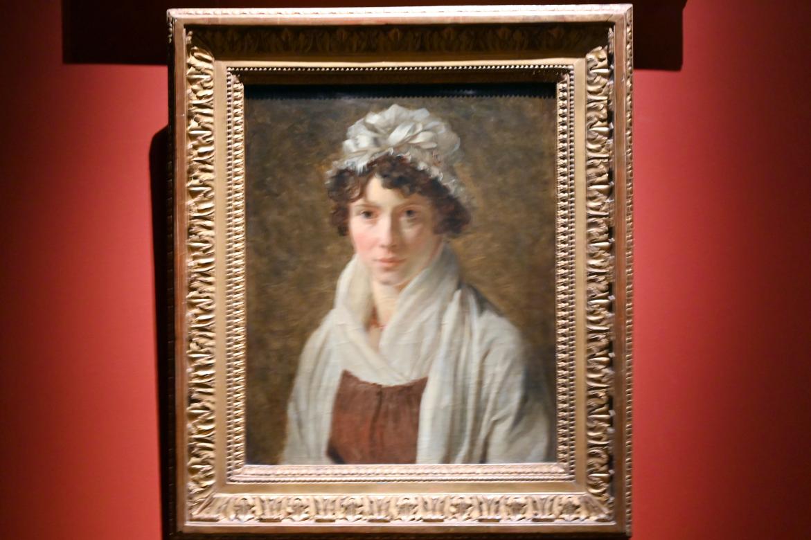François Gérard (1794–1824), Porträt der Madame Lecerf, Cousine des Künstlers, Paris, Musée du Louvre, Saal 714, 1794