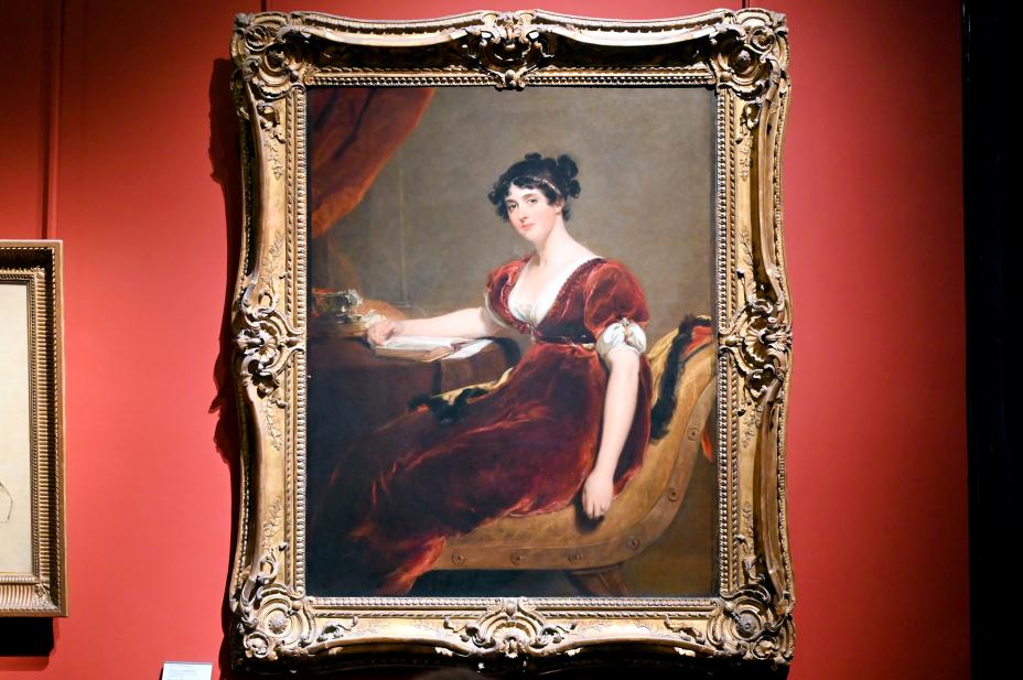 Thomas Lawrence (1789–1825), Porträt der Madame Isaac Cuthbert, Paris, Musée du Louvre, Saal 714, 1816–1817, Bild 1/2