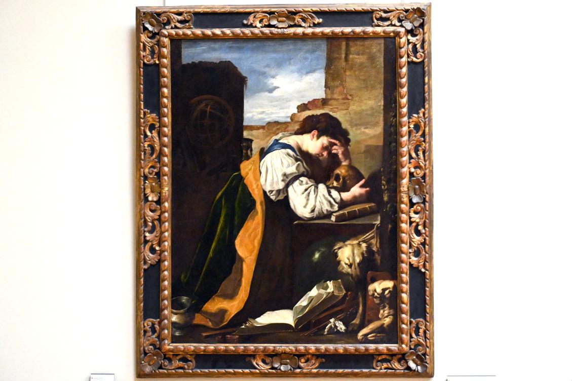 Domenico Fetti (1613–1622), Melancholie, Paris, Musée du Louvre, Saal 717, um 1618–1623