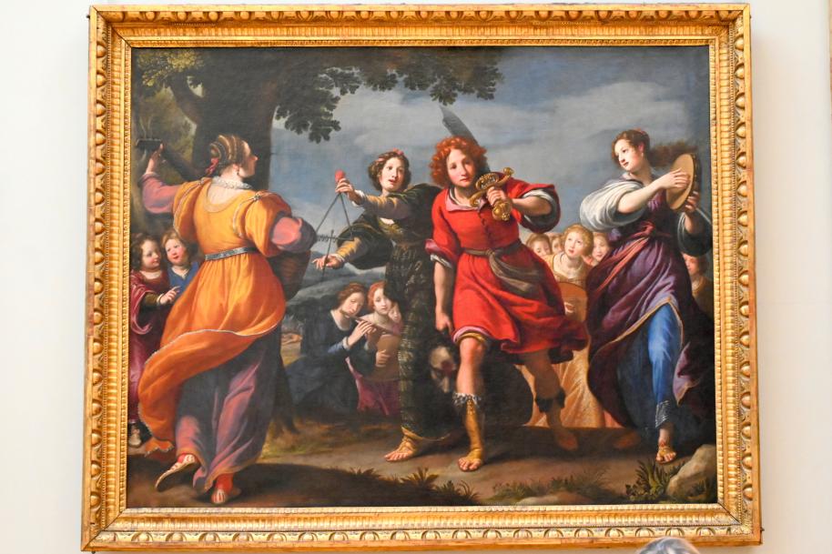 Matteo Rosselli (1630), Der Triumph Davids, Paris, Musée du Louvre, Saal 717, 1630, Bild 1/2