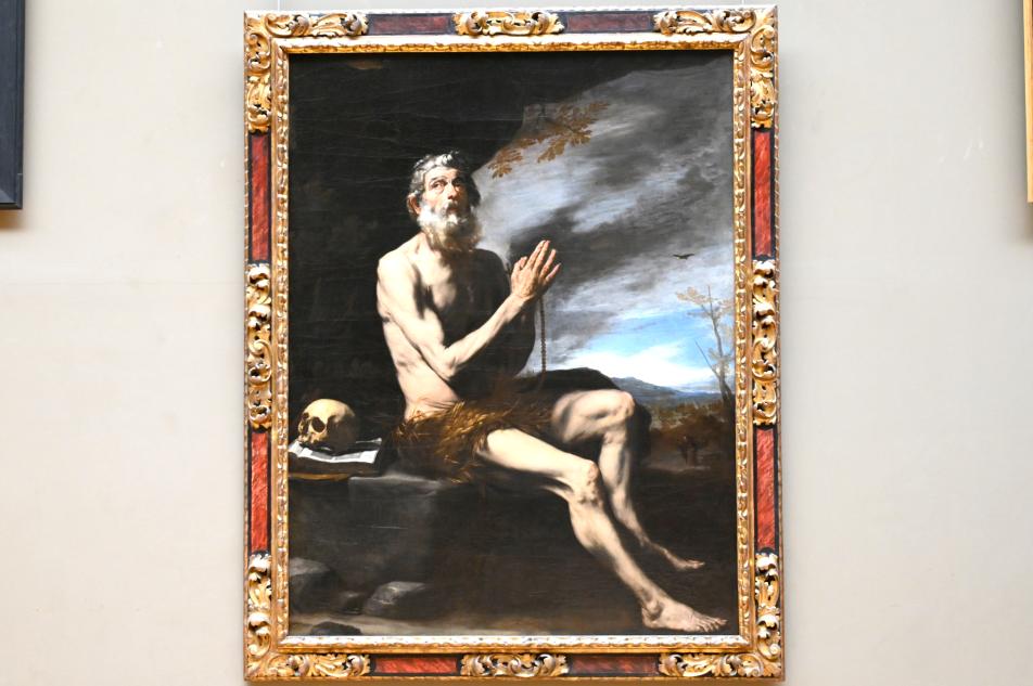 Jusepe de Ribera (1607–1650), Hl. Paulus von Theben, Paris, Musée du Louvre, Saal 718, 1642