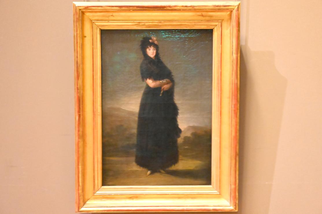 Porträt der Mariana de Waldstein (1763-1808), neunte Marquise de Santa Cruz, Paris, Musée du Louvre, Saal 719, 1799, Bild 1/2
