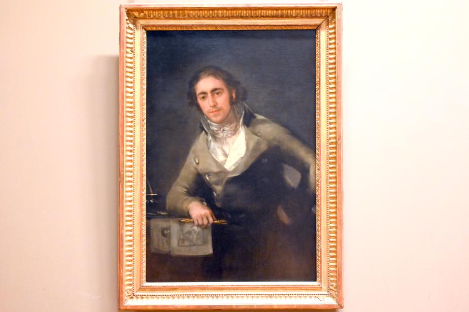 Francisco de Goya (Francisco José de Goya y Lucientes) (1779–1820), Porträt eines Mannes, früher bekannt als Porträt von Don Evaristo Perez de Castro, Paris, Musée du Louvre, Saal 719, 1805–1810