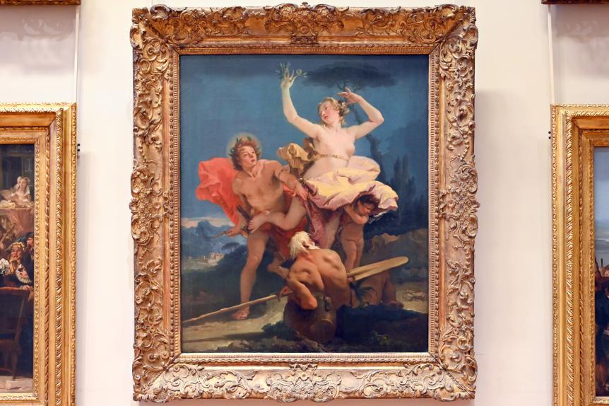 Giovanni Battista Tiepolo (1715–1785), Apollo und Daphne, Paris, Musée du Louvre, Saal 725, um 1743–1744