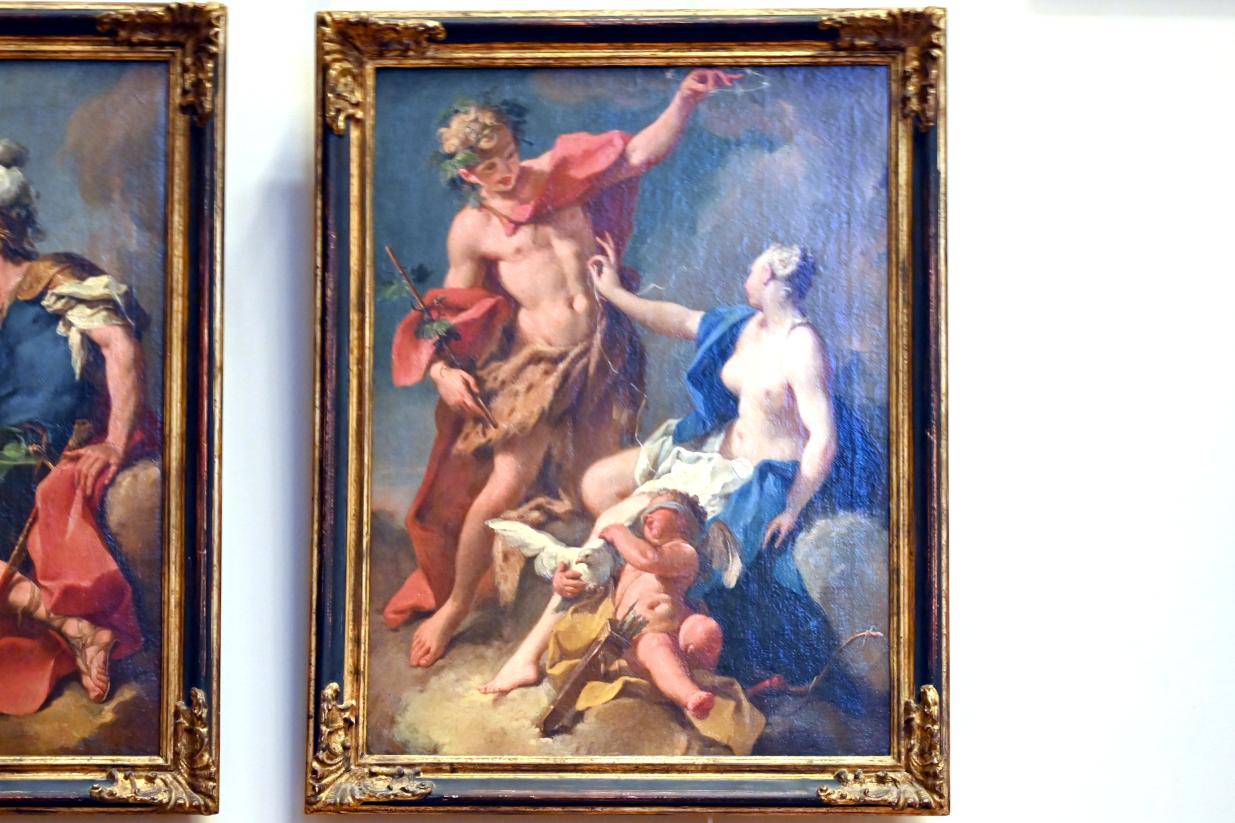 Giovanni Battista Pittoni (1722–1748), Bacchus und Ariadne, Paris, Musée du Louvre, Saal 724, um 1720–1725, Bild 1/2