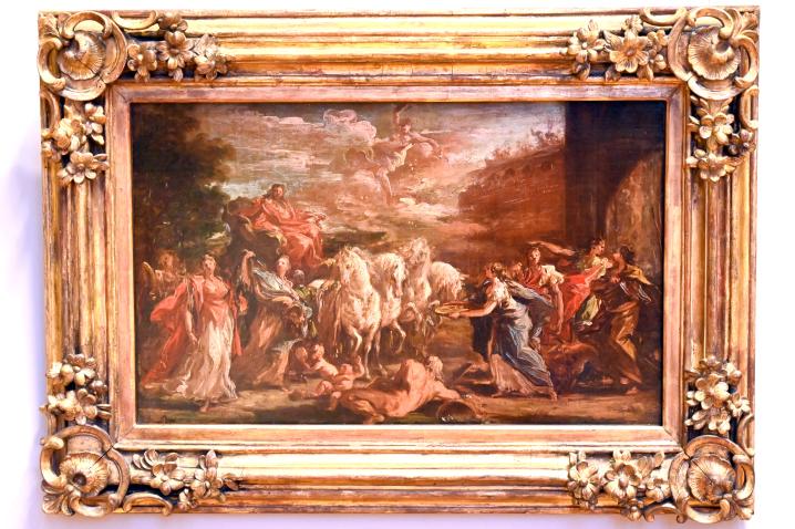 Giovanni Antonio Pellegrini (1710–1736), Triumphzug des Kurfürsten von der Pfalz, Johann Wilhelm von Pfalz-Neuburg (1658-1716), Paris, Musée du Louvre, Saal 724, 1713–1714