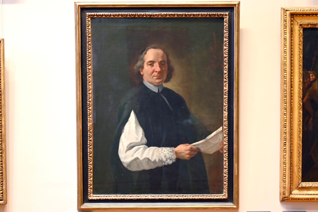 Gregorio Guglielmi (1755–1766), Porträt eines Geistlichen, Paris, Musée du Louvre, Saal 722, um 1750–1760