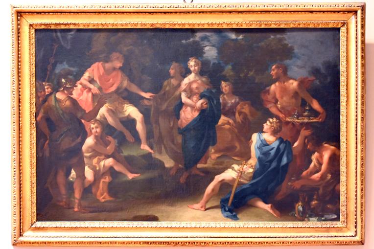 Michele Rocca (1705–1720), Die Enthaltsamkeit des Scipio, Paris, Musée du Louvre, Saal 722, um 1720