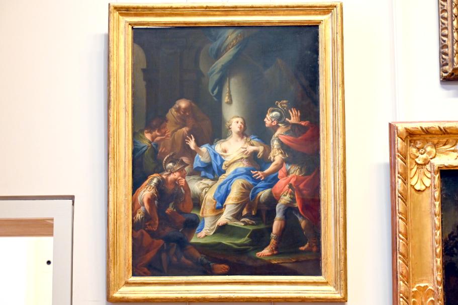 Andrea Casali (1761), Lucretia beklagt ihre Schande, Paris, Musée du Louvre, Saal 721, um 1761