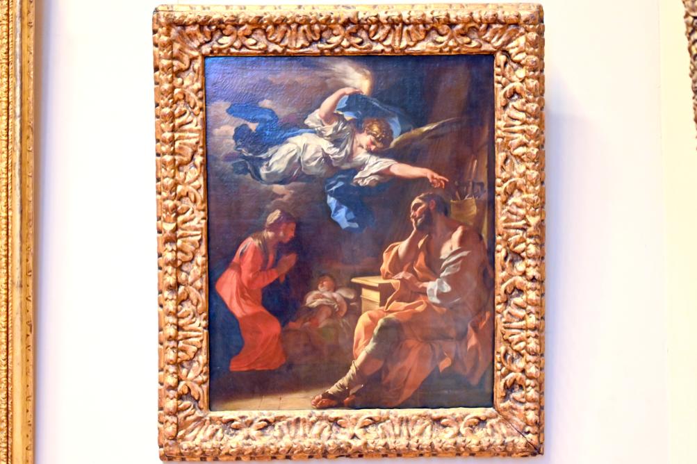 Francesco Solimena (1680–1731), Der Traum des heiligen Josef, Paris, Musée du Louvre, Saal 721, um 1696–1697