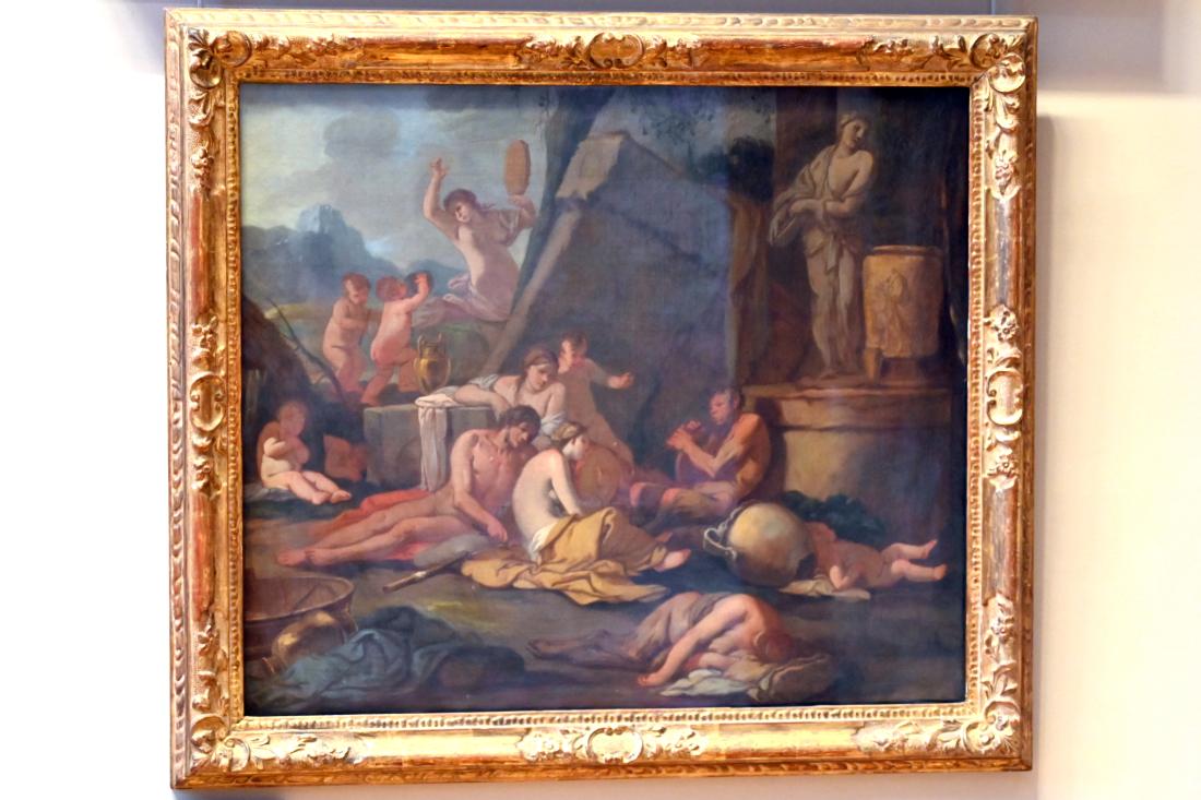 Giulio Carpioni (1659–1665), Pans Musikstunde, Paris, Musée du Louvre, Saal 728, um 1660–1670, Bild 1/2