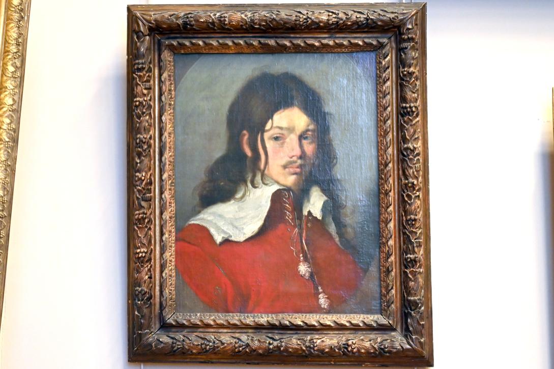 Bernardo Strozzi (1622–1644), Porträt eines jungen Mannes, Paris, Musée du Louvre, Saal 728, um 1635