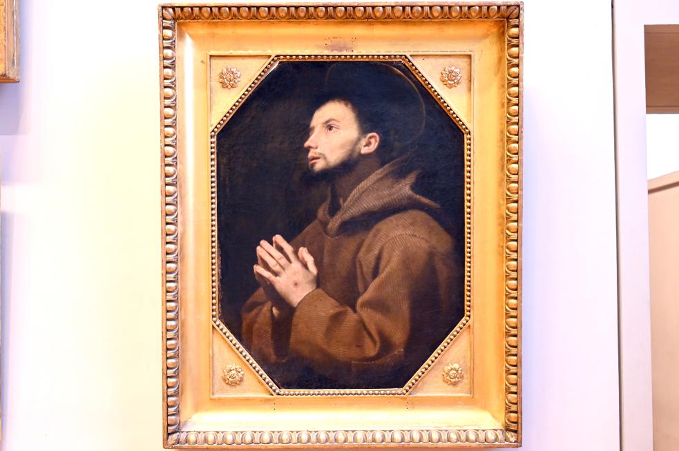 Lorenzo Lippi (1644–1660), Der betende Heilige Franz von Assisi, Paris, Musée du Louvre, Saal 729, um 1660