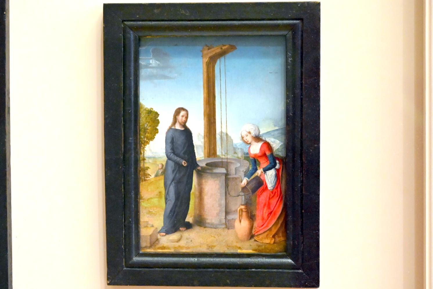 Michel Sittow (1500–1516), Die Krönung der Jungfrau, Paris, Musée du Louvre, Saal 731, um 1496–1504, Bild 2/2