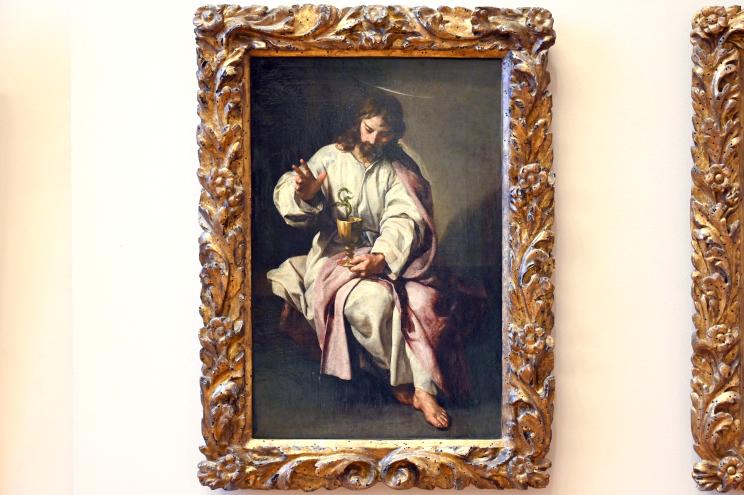 Alonso Cano (1636–1648), Evangelist Johannes, Sevilla, Kloster Santa Paula, jetzt Paris, Musée du Louvre, Saal 732, 1635–1637