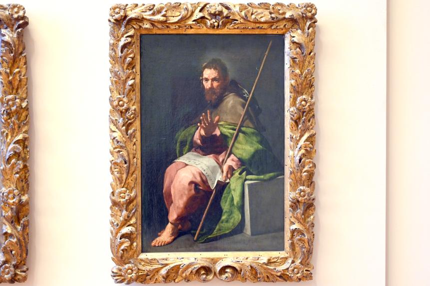 Alonso Cano (1636–1648), Apostel Jakobus der Ältere, Sevilla, Kloster Santa Paula, jetzt Paris, Musée du Louvre, Saal 732, 1635–1637, Bild 1/2