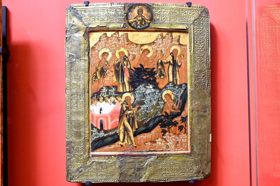 Szenen aus den Leben des Heiligen Zosimus und der Heiligen Maria von Ägypten, Paris, Musée du Louvre, Saal 734, 17. Jhd.