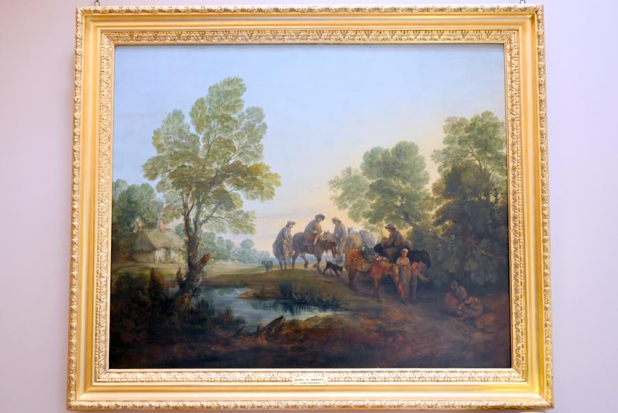 Thomas Gainsborough (1748–1788), Weg zum Markt, London, Kenwood House, Treppenhaus 1, um 1768–1771
