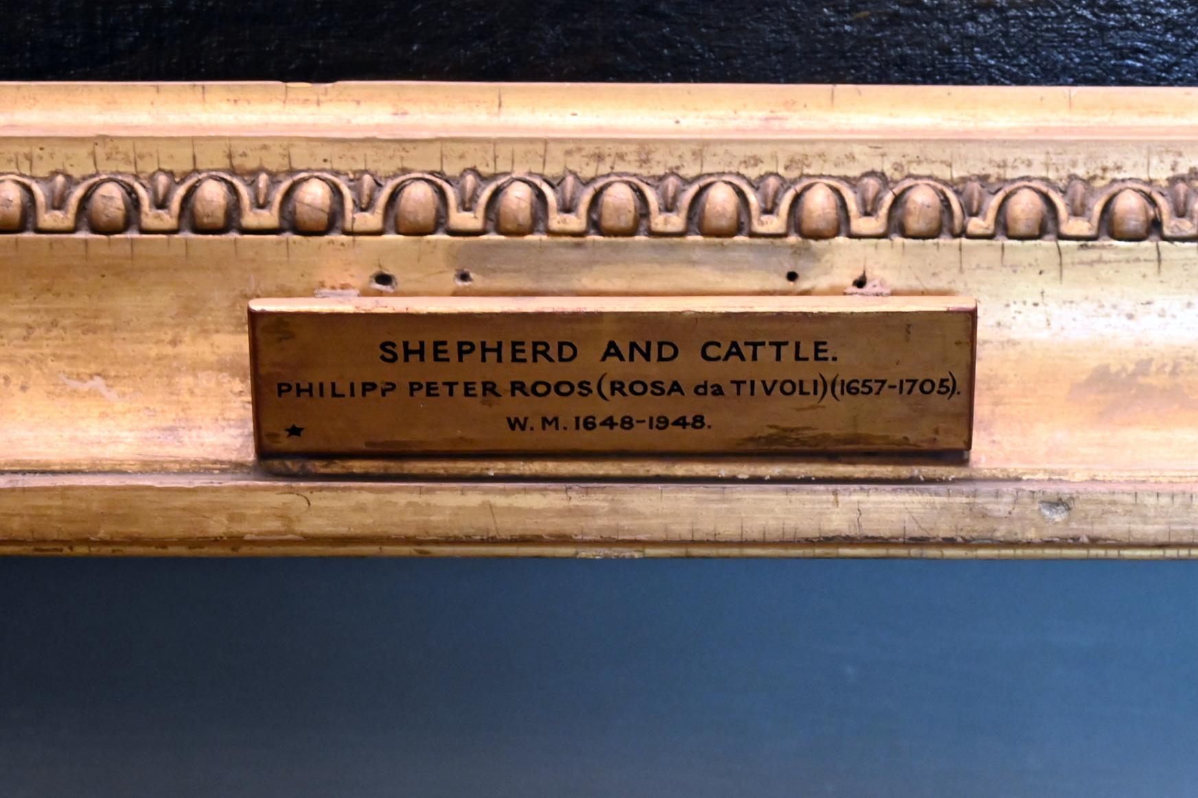 Cajetan Roos (Gaetano de Rosa) (1735), Hirte und Vieh, London, Kenwood House, Raum 8, um 1730–1740, Bild 2/3