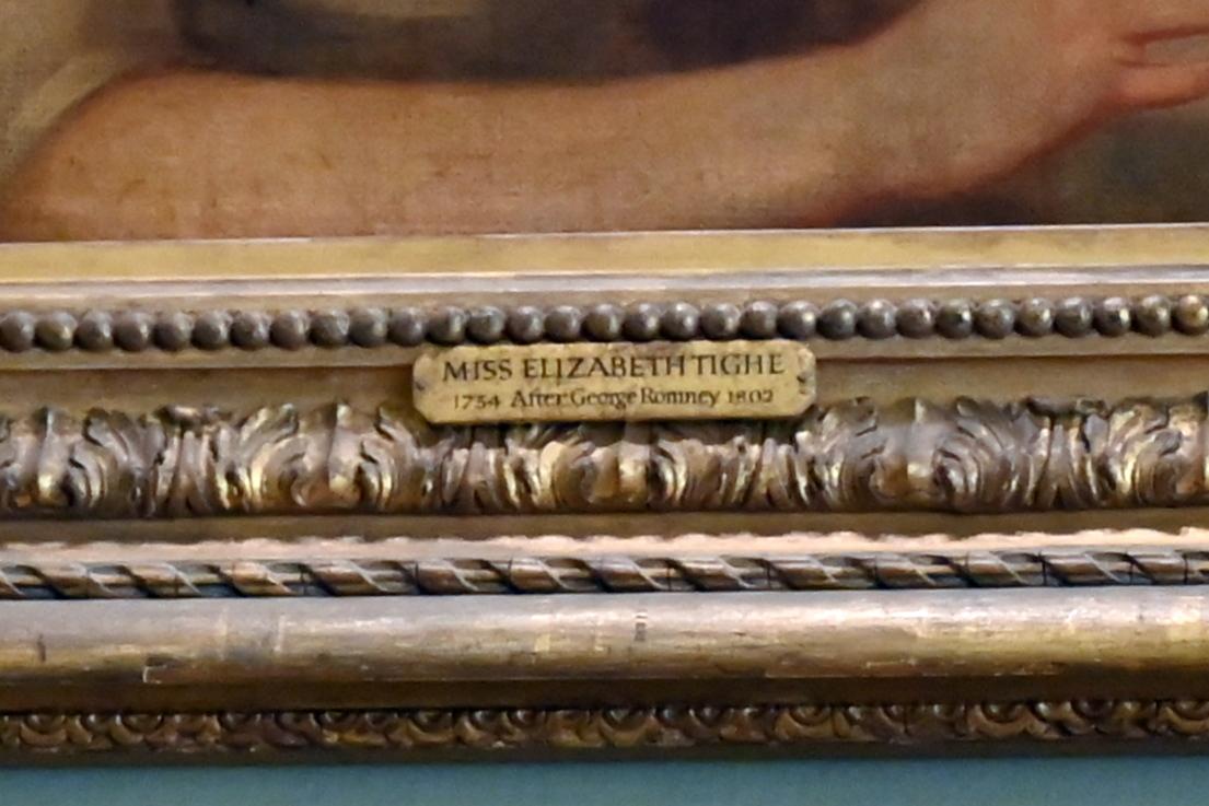 George Romney (Nachahmer) (1795–1800), Miss Elizabeth Tighe, London, Kenwood House, Raum 9, um 1800, Bild 2/2