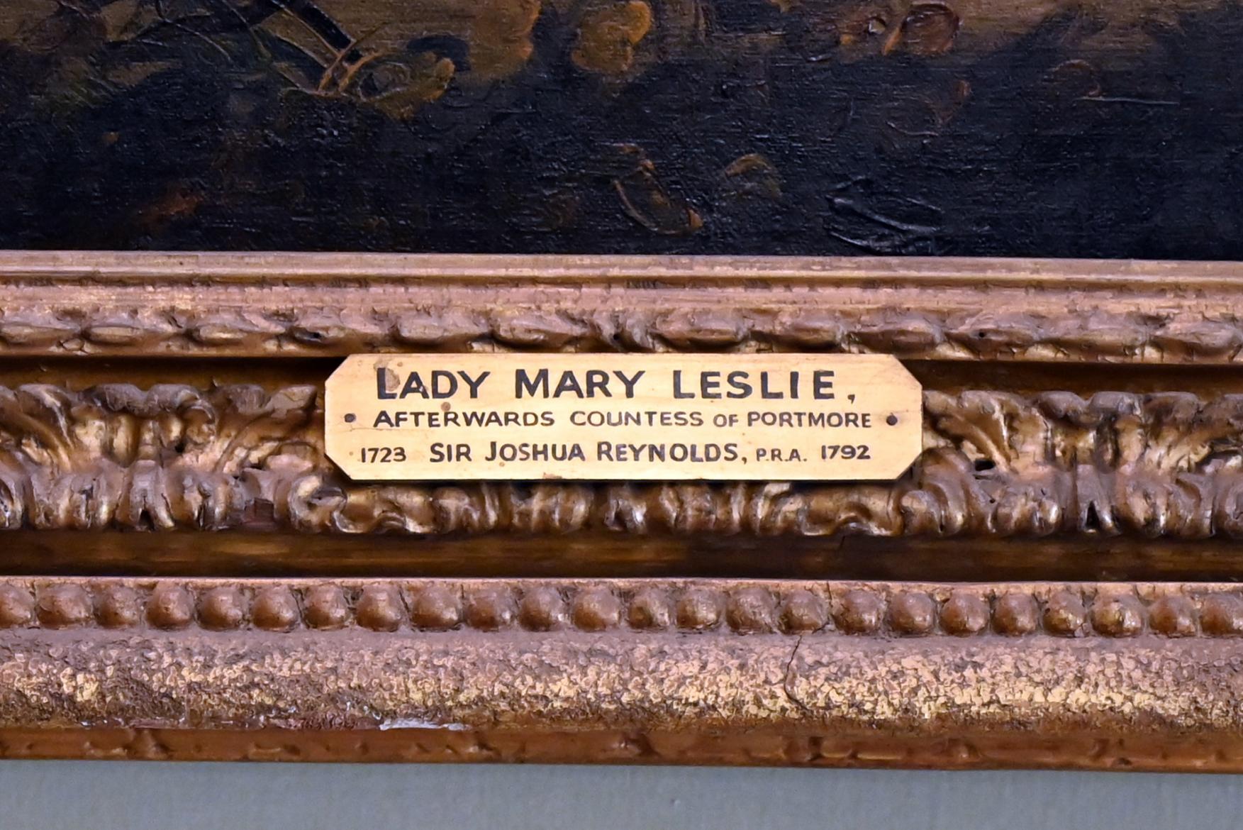 Joshua Reynolds (1754–1789), Lady Mary Leslie, London, Kenwood House, Raum 9, 1764, Bild 2/2