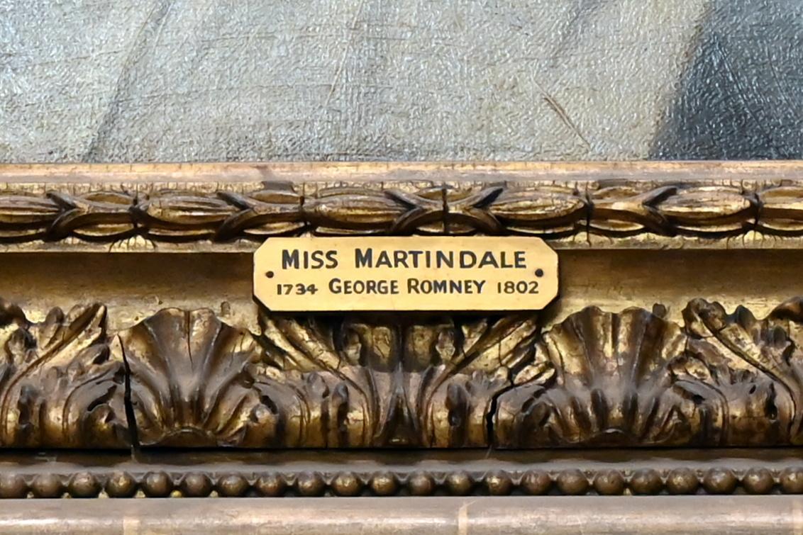 George Romney (1778–1795), Miss Martindale, London, Kenwood House, Raum 9, 1781–1782, Bild 2/2