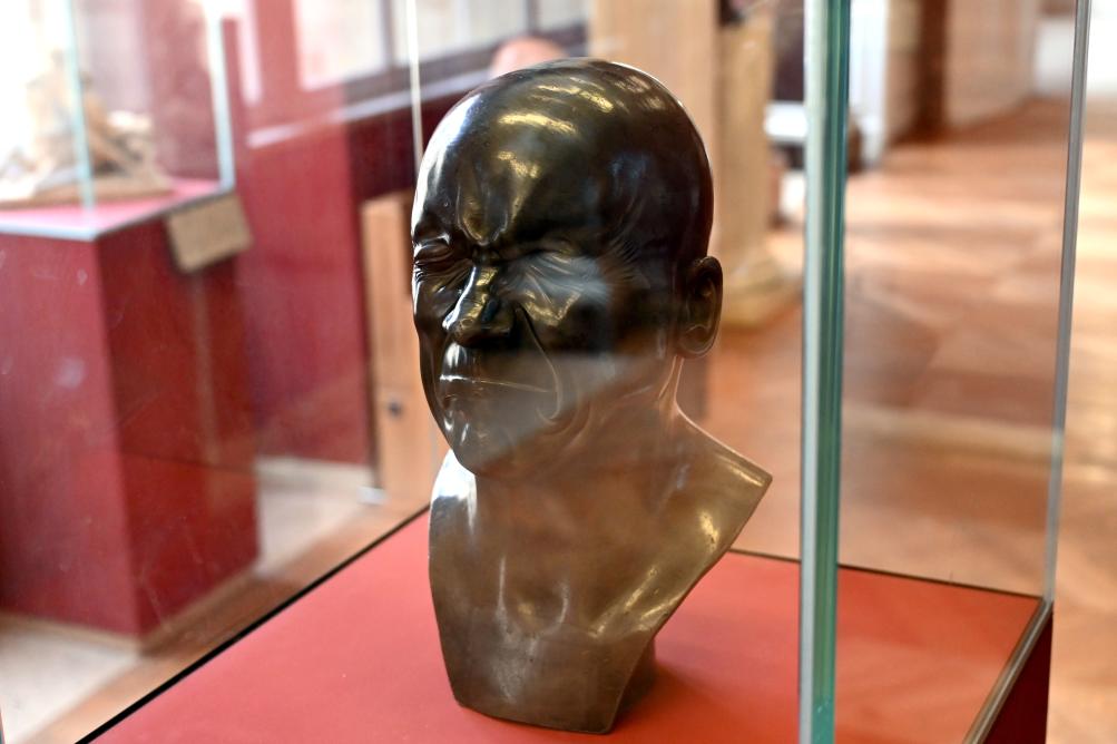 Franz Xaver Messerschmidt (1760–1778), Charakterkopf, Paris, Musée du Louvre, Saal 400, um 1771–1773, Bild 2/4