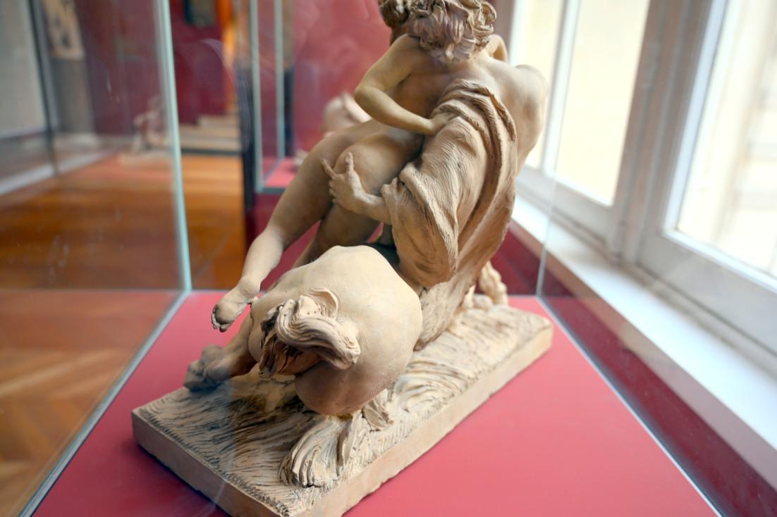 Johan Tobias Sergel (1776–1793), Kentaur umarmt eine Bacchantin, Paris, Musée du Louvre, Saal 400, um 1775–1778, Bild 2/4