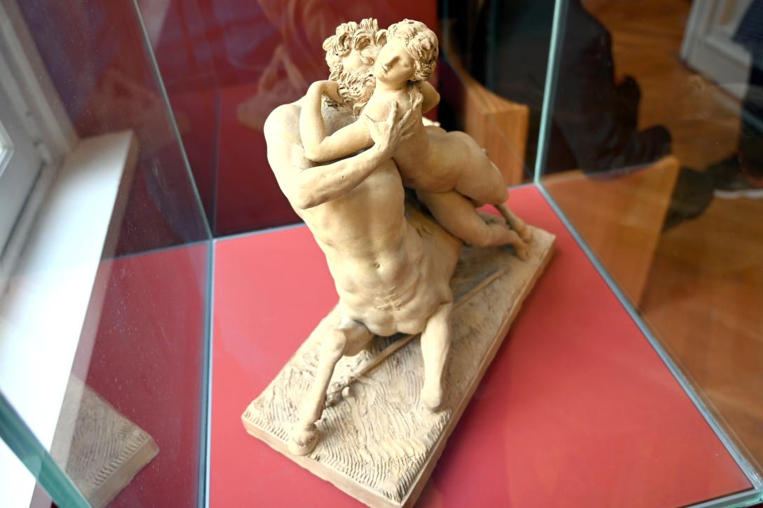 Johan Tobias Sergel (1776–1793), Kentaur umarmt eine Bacchantin, Paris, Musée du Louvre, Saal 400, um 1775–1778, Bild 3/4