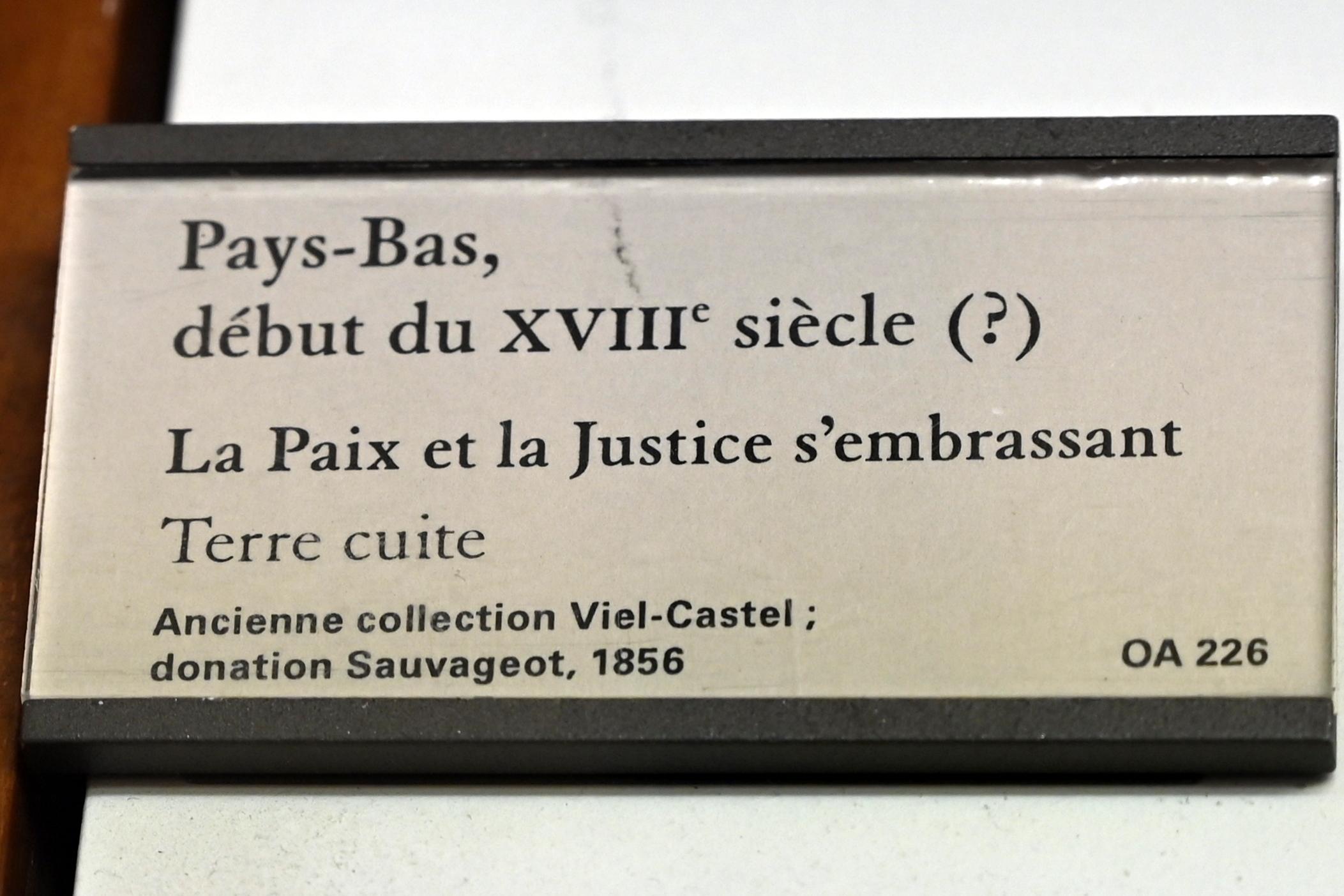 Frieden und Gerechtigkeit küssen sich, Paris, Musée du Louvre, Saal 401, Beginn 18. Jhd., Bild 2/2
