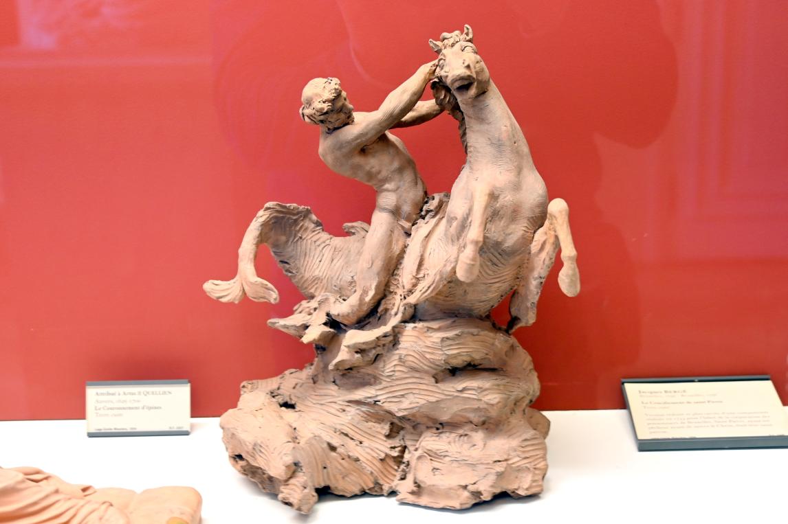 Johann Wilhelm Beyer (Undatiert), Triton und das Meerpferd, Paris, Musée du Louvre, Saal 401, Undatiert, Bild 1/2