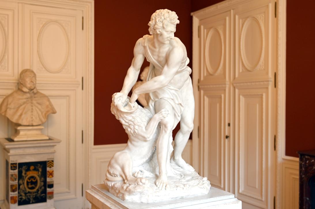 Laurent Delvaux (1734–1760), Samson reißt den Rachen des Löwen auf, Paris, Musée du Louvre, Saal 401, um 1755, Bild 2/3