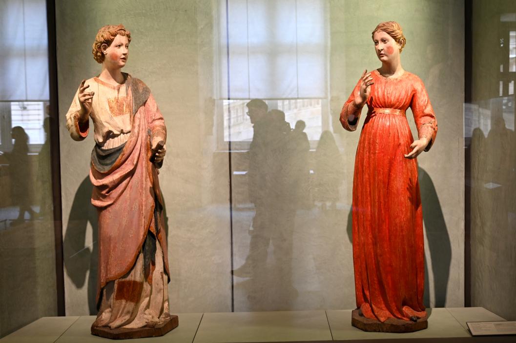 Domenico di Niccolo (1415), Jungfrau der Verkündigung, Pisa, Kirche San Paolo a Ripa d’Arno, jetzt Paris, Musée du Louvre, Saal 160, um 1415